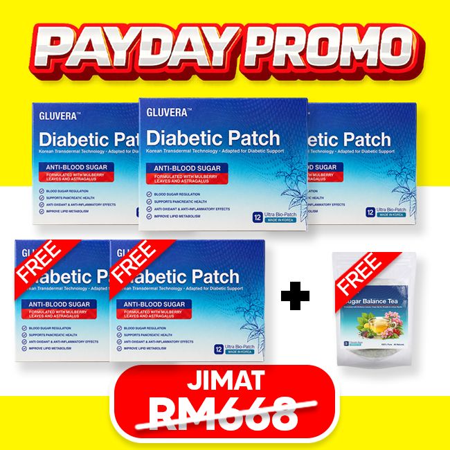 PROMO PAYDAY (3 KOTAK GLUVERA FREE 2 KOTAK GLUVERA + FREE 1 POUCH GLUVERA TEA)
